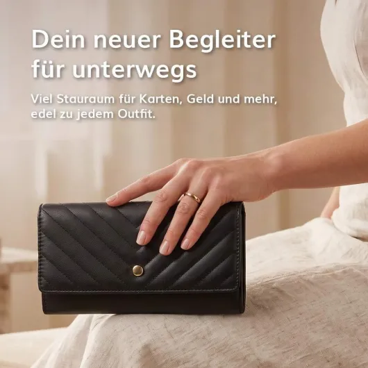 Damen Geldbörse Marilyn schwarz 1 Stück