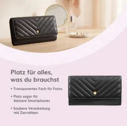 Damen Geldbörse Marilyn schwarz 1 Stück
