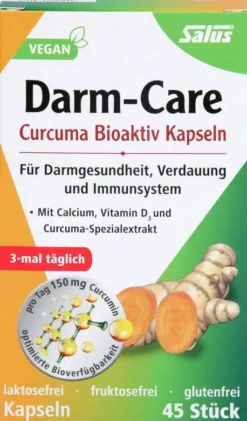 Darm-Care Curcuma Bioaktiv Kapseln Salus 45 Stück