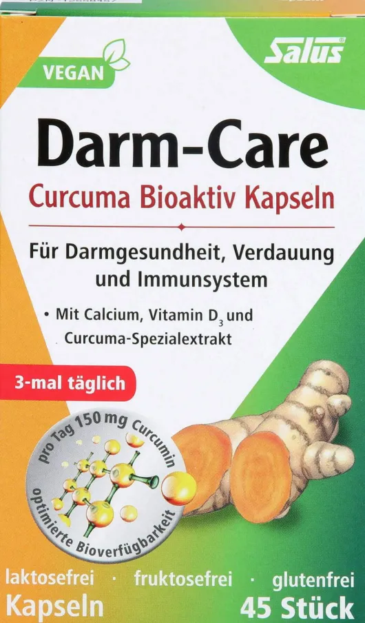 Darm-Care Curcuma Bioaktiv Kapseln Salus 45 Stück