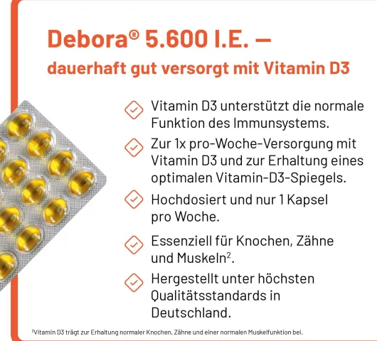 Debora 5600 I.E. 20 Kapseln