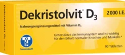 Dekristolvit D3 2.000 I.E. 90 Tabletten