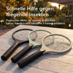 Deluxa Garden Elektrische Fliegenklatsche, Grün