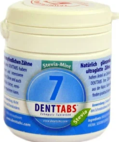 Denttabs Zahnputztabletten Stevia Mint 125 Tabletten