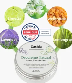 Deo Creme Ohne Aluminium Natural 50 ml
