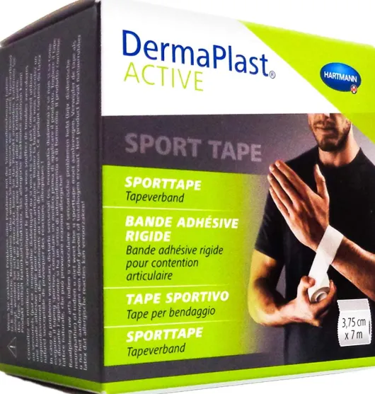 Dermaplast Active Sport Tape 3,75 cm X 7 M Weiß 1 Stück