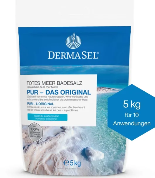 Dermasel Totes Meer Badesalz pur 5 kg