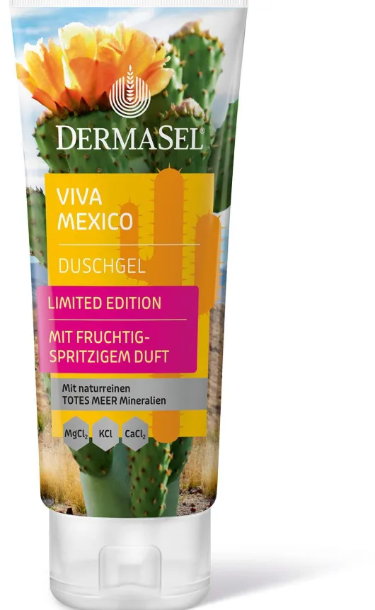 Dermasel Totes Meer Duschgel Viva Mexico Limited Edition 100 ml
