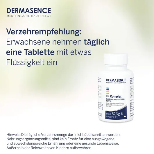Dermasence H3 Komplex 90 Tabletten