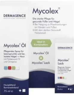 Dermasence Mycolex Kombipackung Lack 8ml + Öl 75ml