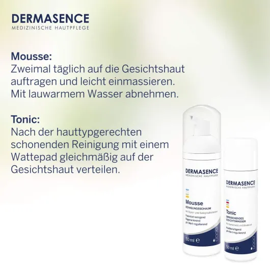 Dermasence Reiseset Mousse und Tonic 2 X 50 ml