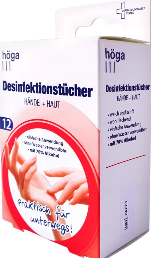 Desinfektionstücher Hände+haut