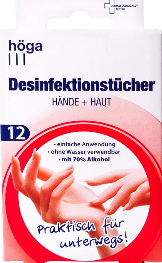 Desinfektionstücher Hände+haut