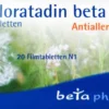 Desloratadin Beta 5 mg Filmtabletten 20 Stück