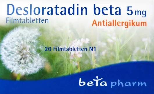 Desloratadin Beta 5 mg Filmtabletten 20 Stück