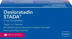 Desloratadin Stada 5 mg 20 Filmtabletten