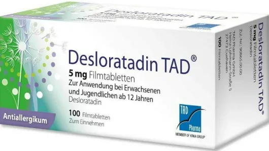 Desloratadin Tad 5 mg 100 Filmtabletten