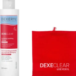 Dexeryl Dexeclear feuchtigkeitsspendende Reinigung 200 ml + gratis Handtuch 1 Stück