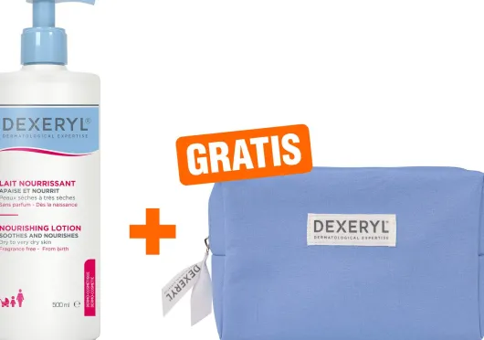 Dexeryl Pflegelotion 500 ml + gratis Kosmetiktasche