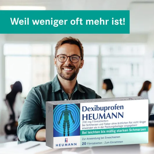 Dexibuprofen Heumann 200 mg 20 Filmtabletten