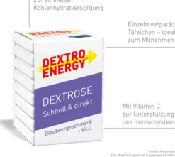 Dextro Energy Blaubeere Würfel 1 Stück