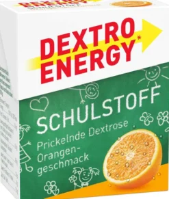 Dextro Energy Schulstoff Orange 50 G Täfelchen
