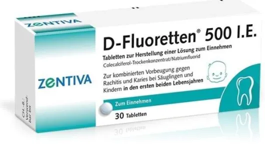D-Fluoretten 500 30 Tabletten