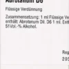 Dhu Abrotanum D6 Dilution