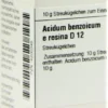 Dhu Acidum Benzoicum E Resina D12 10 G Globuli