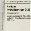 Dhu Acidum Hydrofluoricum D30 Globuli