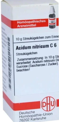 Dhu Acidum Nitricum C6 Globuli