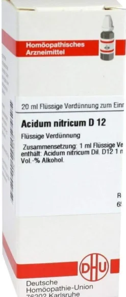 Dhu Acidum Nitricum D12 Dilution