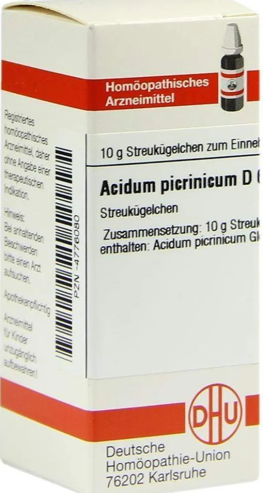 Dhu Acidum Picrinicum D6 Globuli