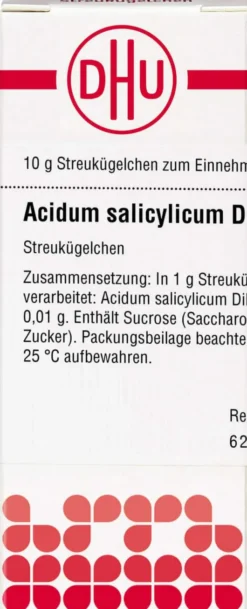 Dhu Acidum Salicylicum D30 Globuli 10 G