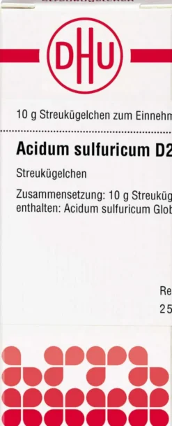 Dhu Acidum Sulfuricum D200 Globuli 10 G