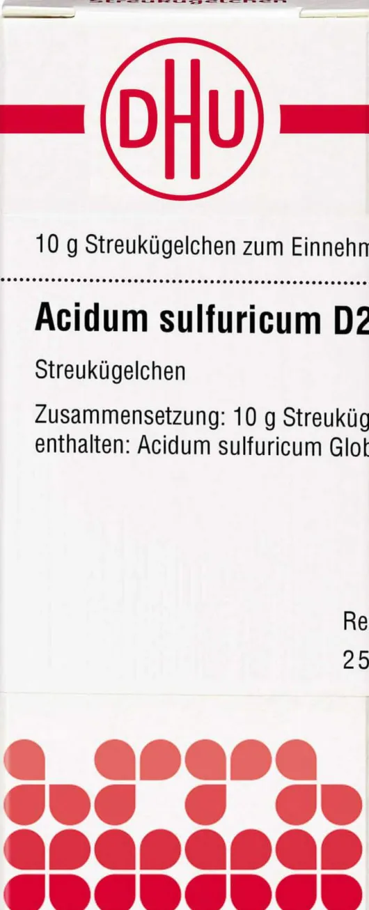 Dhu Acidum Sulfuricum D200 Globuli 10 G