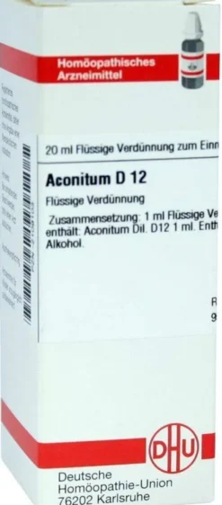 Dhu Aconitum D12 20 ml Dilution