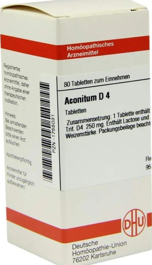 Dhu Aconitum D4 80 Tabletten
