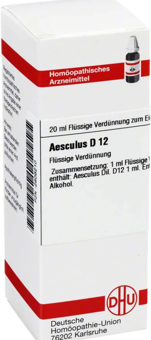 Dhu Aesculus D12 20 ml Dilution