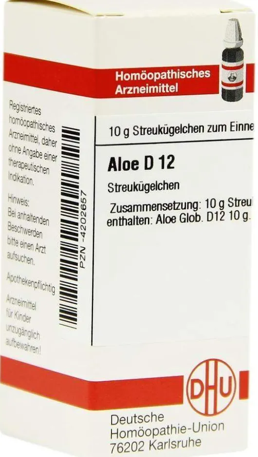 Dhu Aloe D12 10 G Globuli