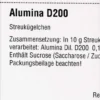 Dhu Alumina D200 Globuli 10 G