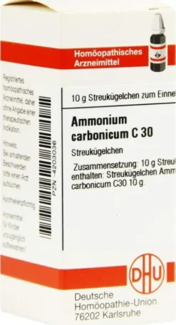 Dhu Ammonium Carbonicum C30 Globuli