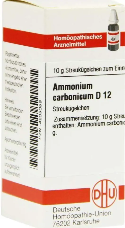 Dhu Ammonium Carbonicum D12 Globuli