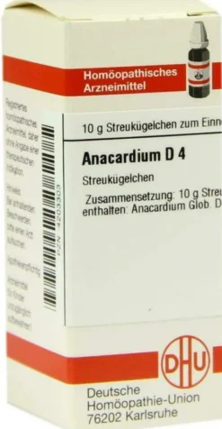 Dhu Anacardium D4 Globuli