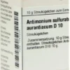 Dhu Antimonicum Sulfuricum Aurantiacum D10 Globuli