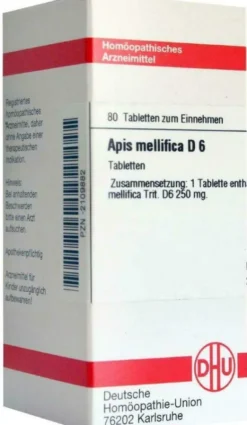 Dhu Apis Mellifica D6 80 Tabletten