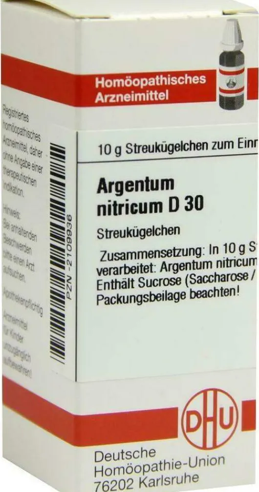 Dhu Argentum Nitricum D30 Globuli