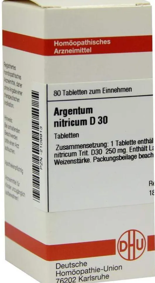 Dhu Argentum Nitricum D30 Tabletten