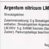 Dhu Argentum Nitricum Lmxxiv Globuli 5 G