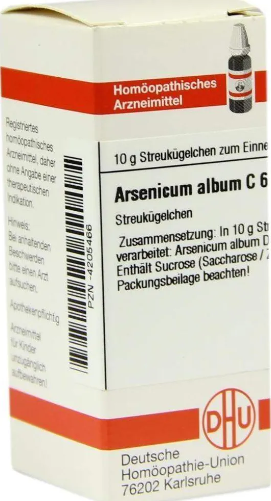 Dhu Arsenicum Album C6 10 G Globuli